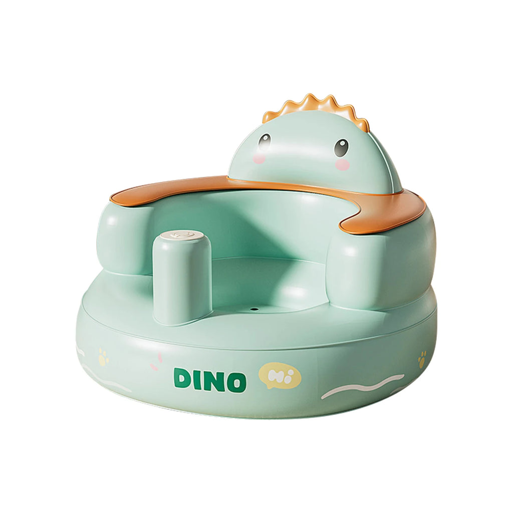 Asiento Inflable de Piso para Bebé: Portátil, Ecológico y Versátil (3 Meses en Adelante)