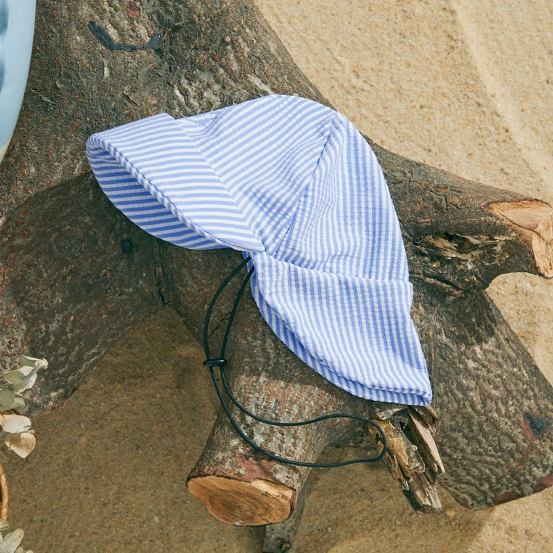 Set "Rayas Marineras" – Protección Total para el Verano (0M-3T)