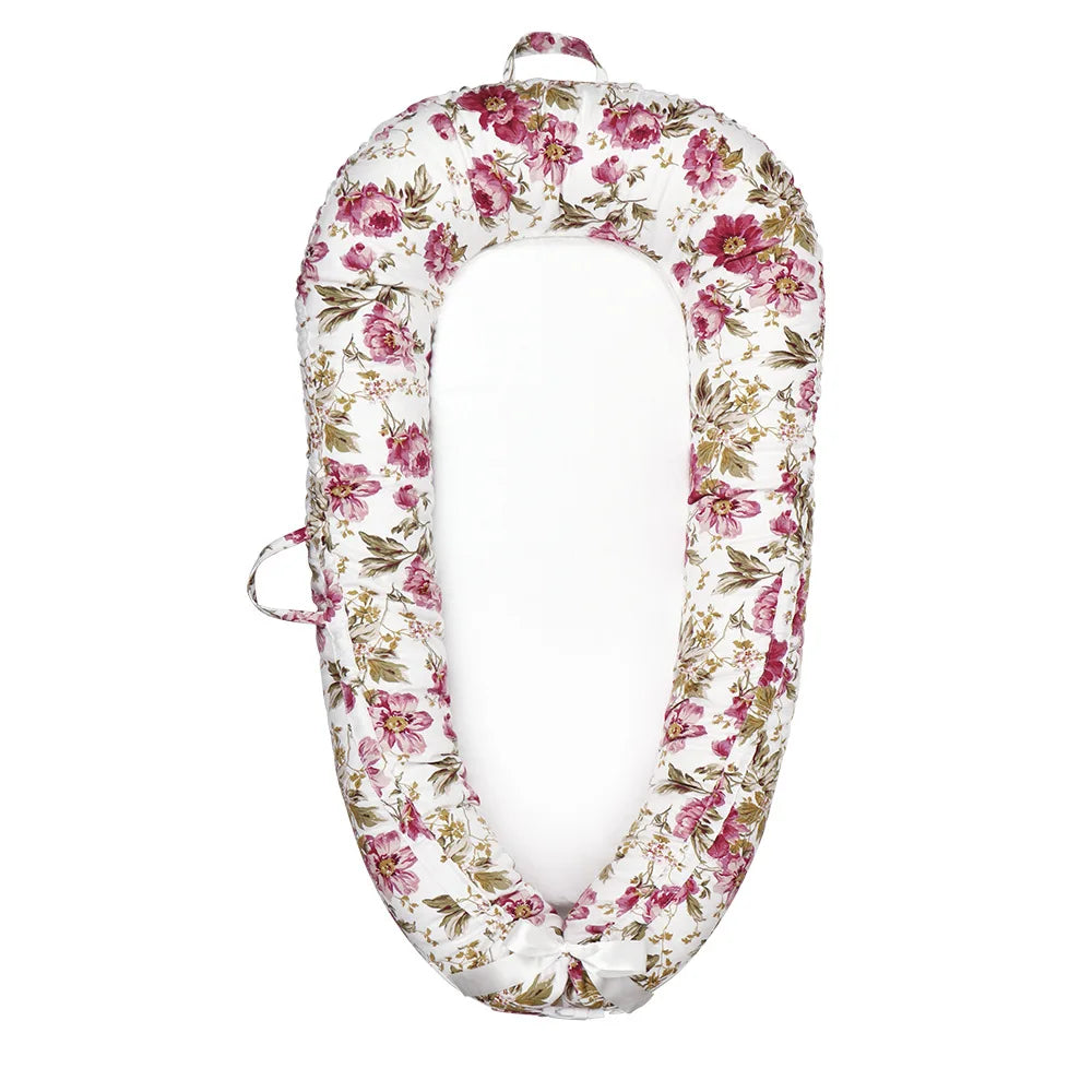 Nido Portátil Desmontable Anti-Vuelco para Bebé (0-18 Meses) con Tapete Refrescante