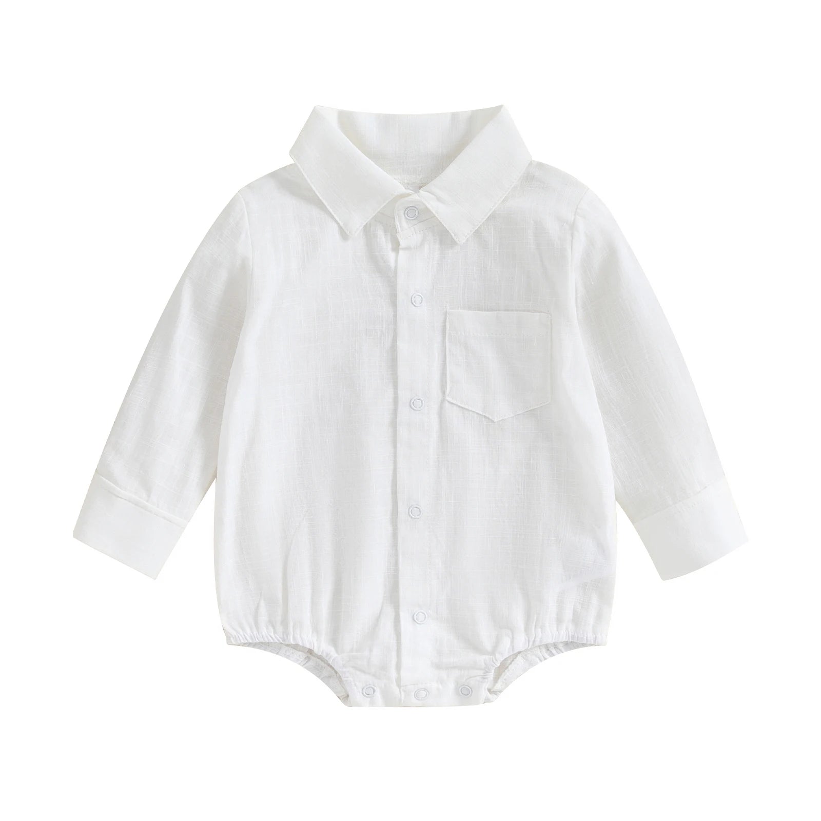 Mameluco/Body Estilo Camisa de Vestir para Bebé Niño (0-24 Meses)
