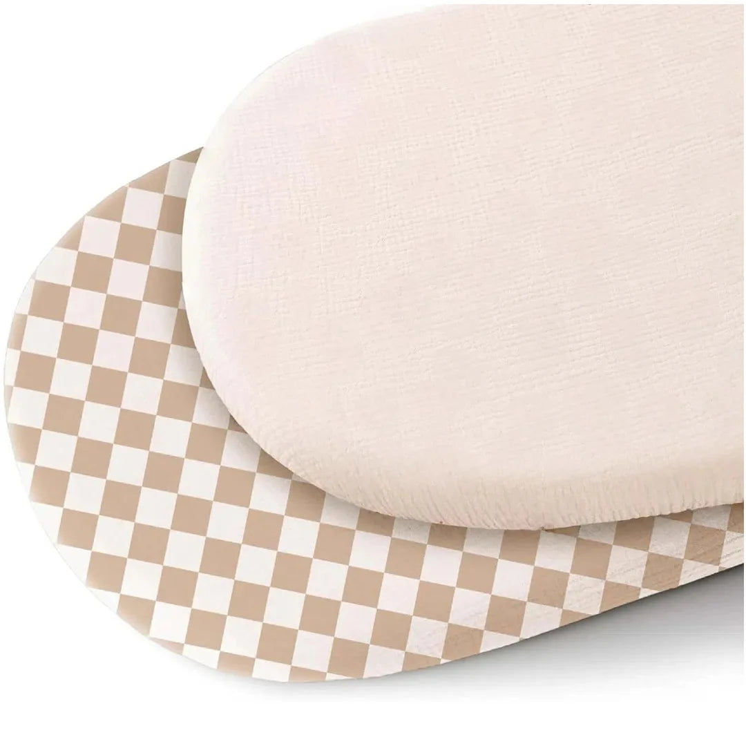 Set de 2 Sábanas de Muselina 100% Algodón - Suaves y Transpirables