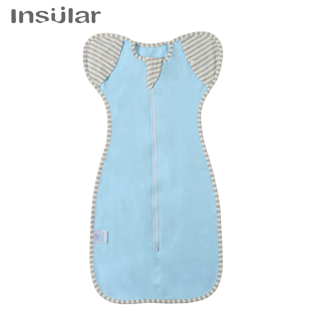 Saco de Dormir Insular de Algodón para Bebé Recién Nacido (Pijama y Manta Envolvente)Descripción del P