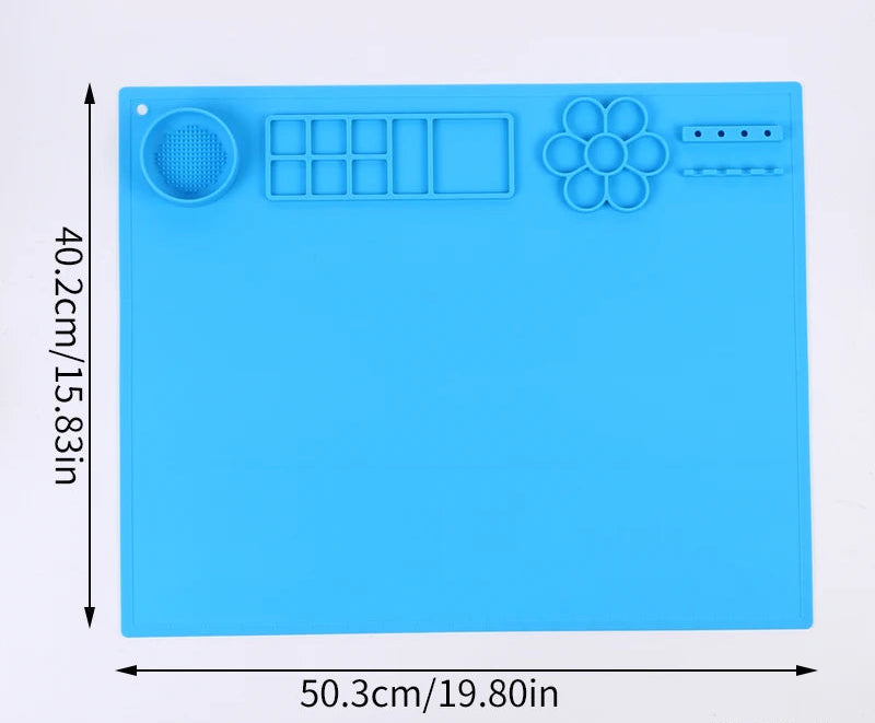 Tapete de Silicona "Manos Felices": ¡Crea Sin Manchar Nada!