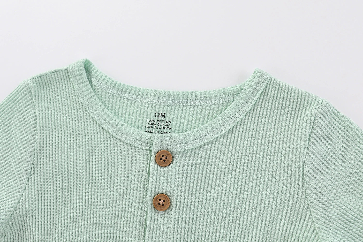 Body Básico de Algodón 100%  - Manga Corta y Color Sólido