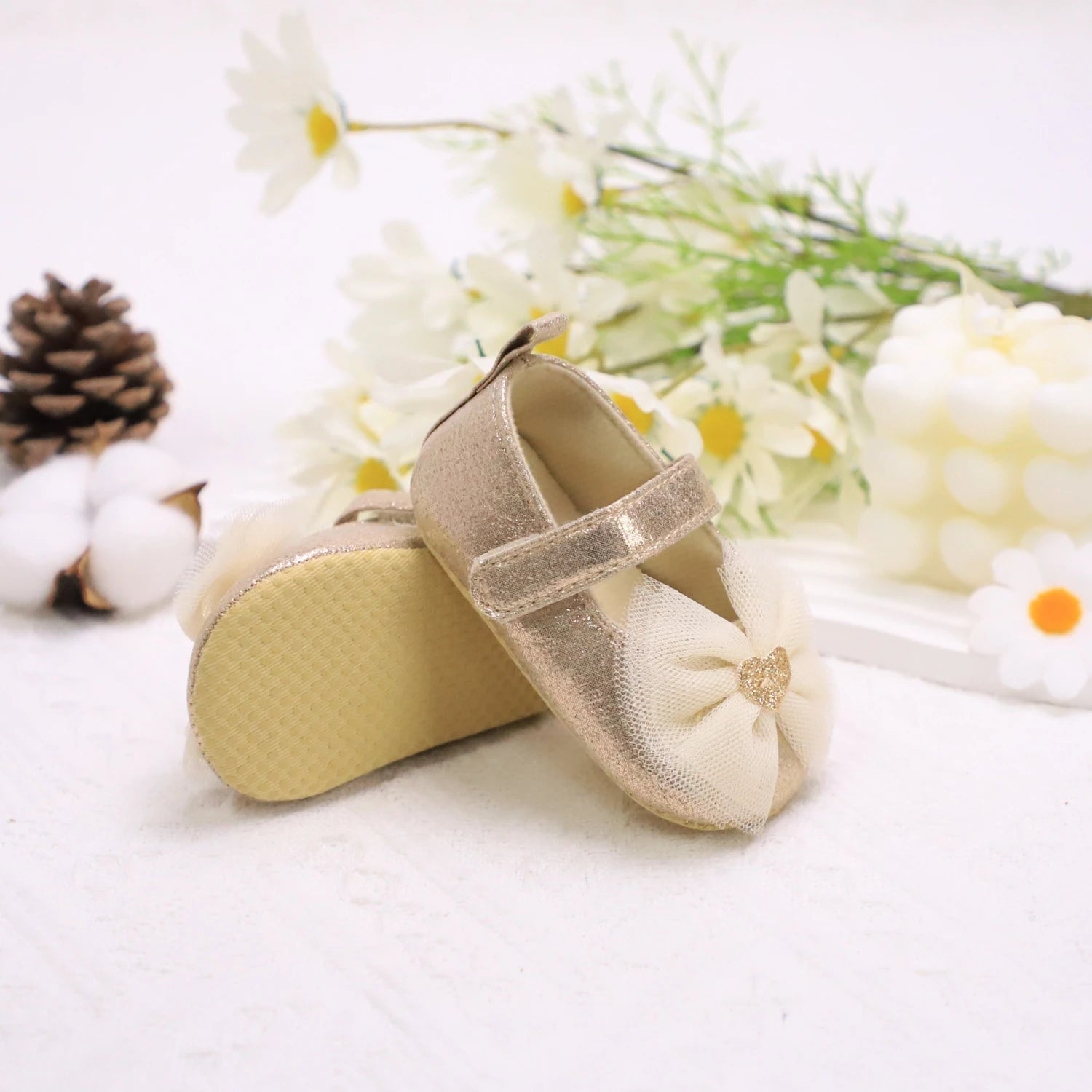 Zapatos de Princesa para Primeros Pasos - Antideslizantes y Transpirables