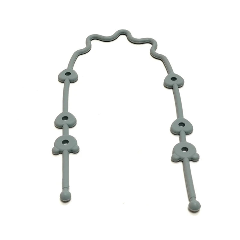 Correa/Cadena de Silicona Universal para Chupete y Accesorios (Sistema de Bucle Ajustable)