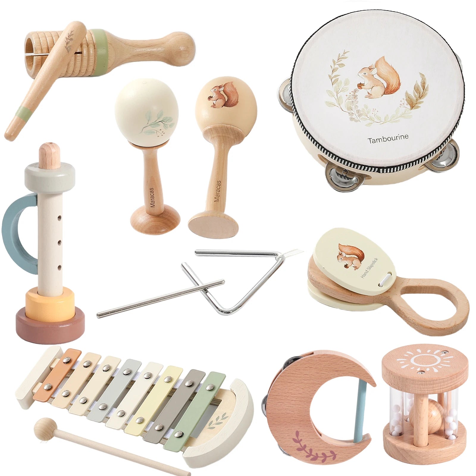 Instrumentos Musicales Montessori | Estimulación Sensorial Temprana