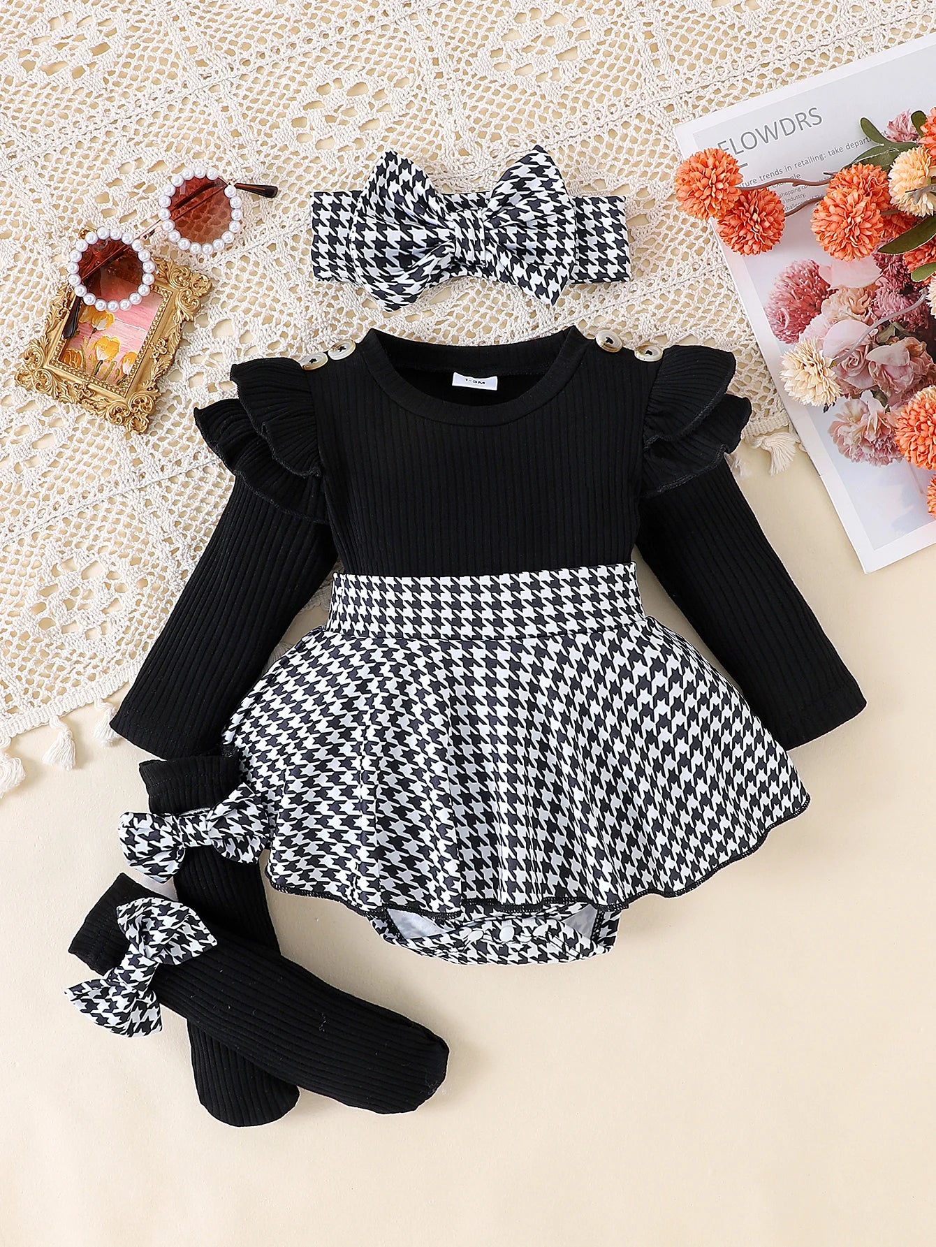 Conjunto de Otoño 3 Piezas para niña: Estilo y Dulzura