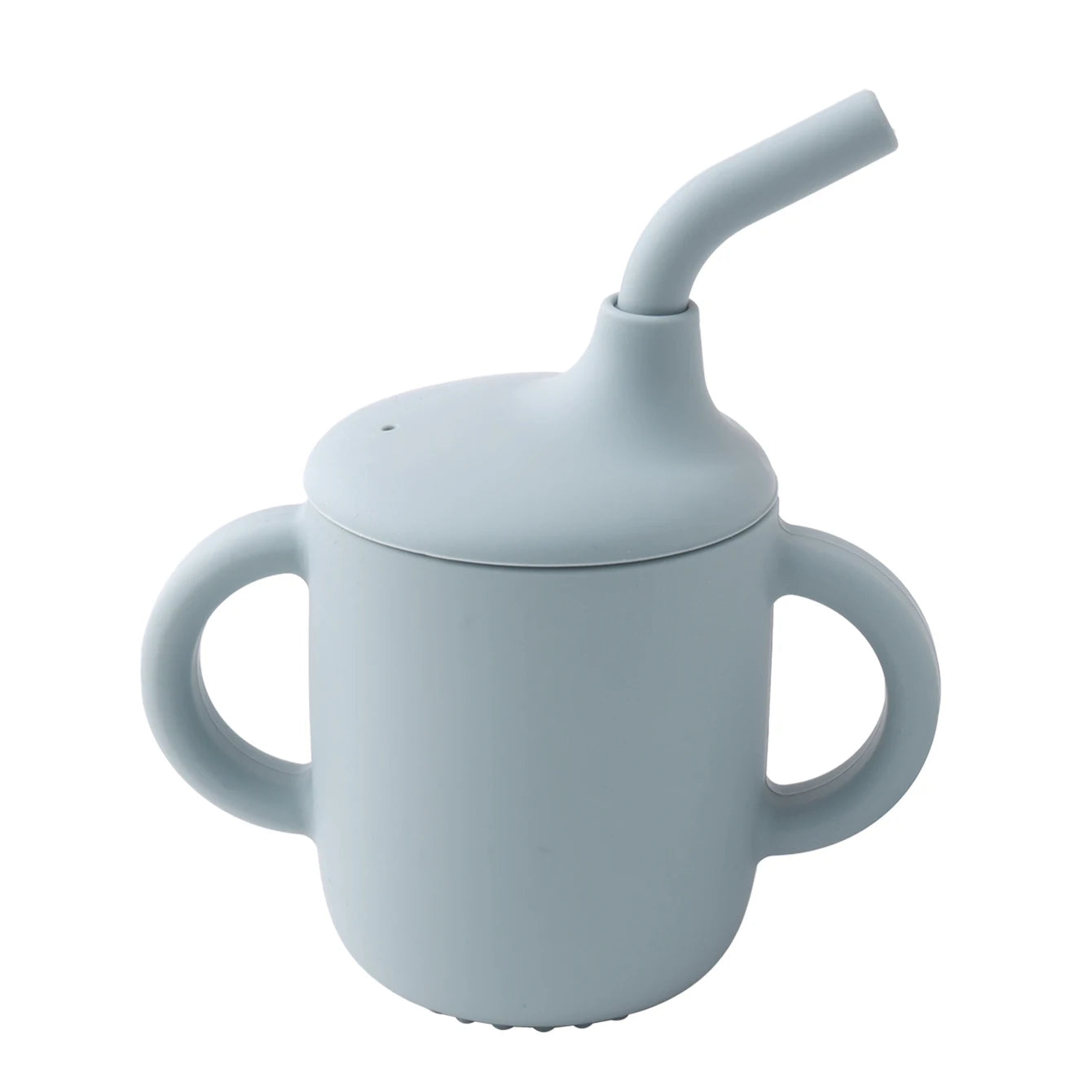 Vaso Entrenador de Silicona 180ml con Asas |  Entrenamiento Seguro, Antifugas, Sin BPA