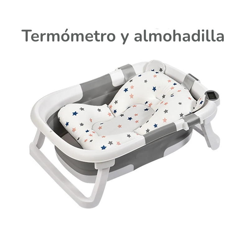 Bañera Plegable Termosensible Inteligente: Seguridad y Comodidad para el Baño del Bebé