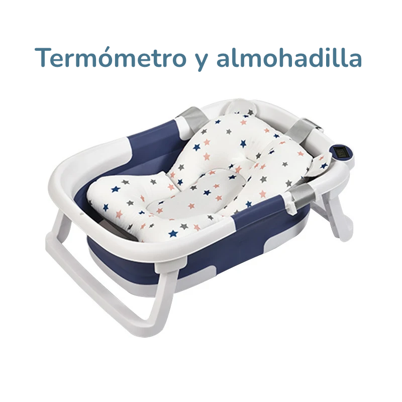 Bañera Plegable Termosensible Inteligente: Seguridad y Comodidad para el Baño del Bebé