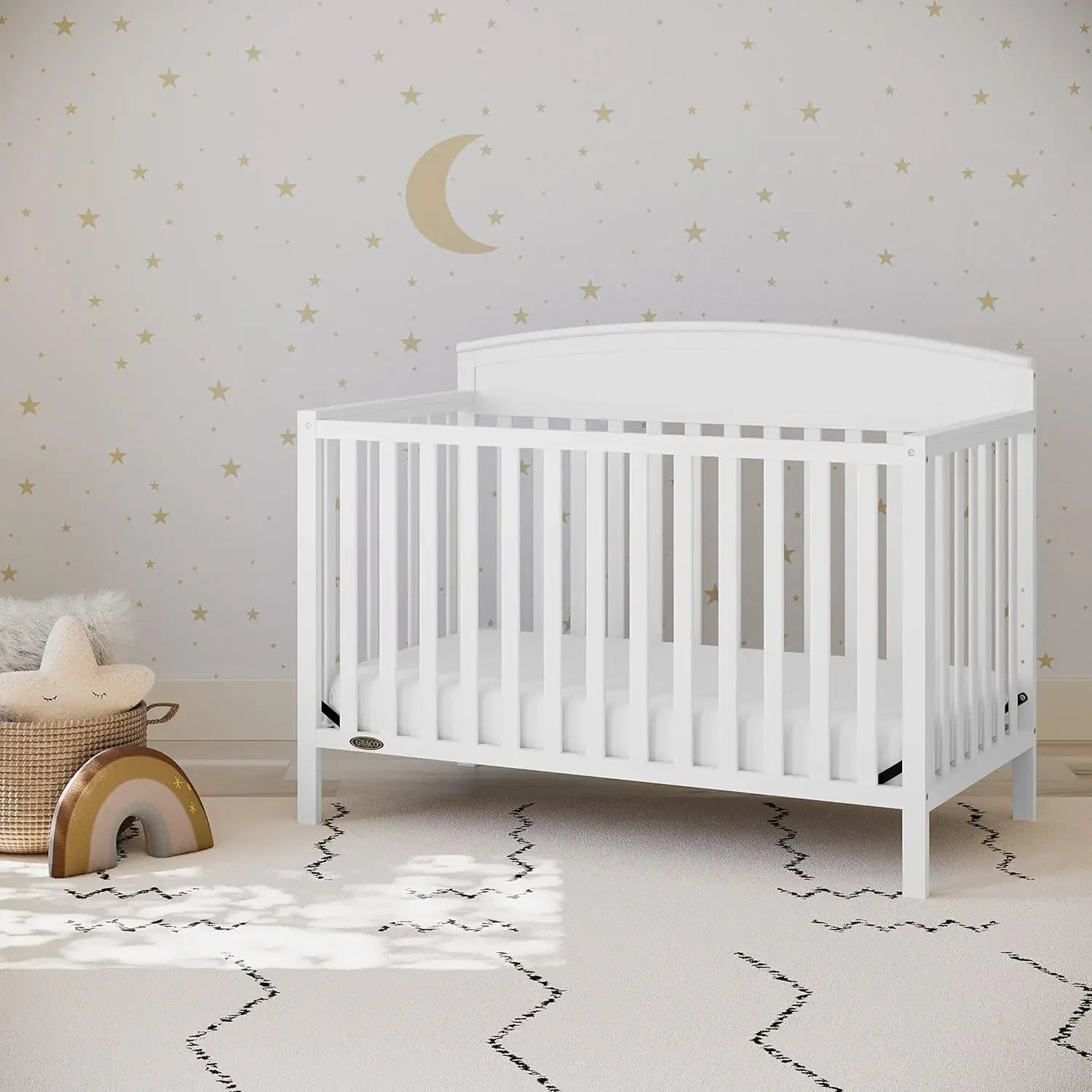 5-en-1 Cuna convertible (Blanca) – Cuna/Cama