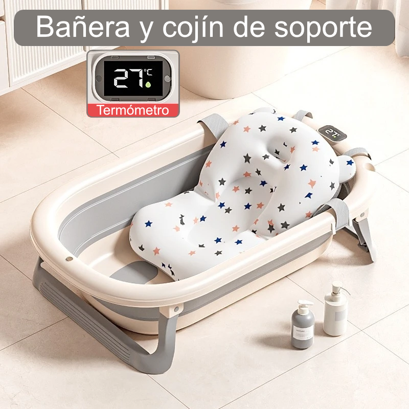 Tina Plegable: El Baño Perfecto para Bebés y la Tranquilidad de Papá y Mamá