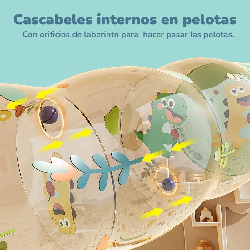 Rodillo Inflable para Gatear | Juguete de Estimulación y Desarrollo Motor