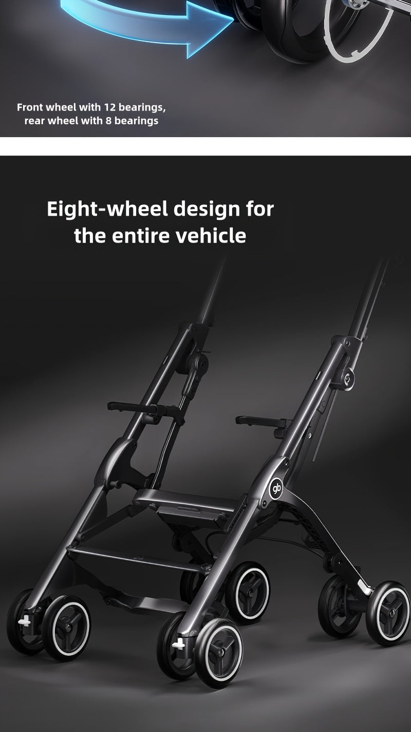 Carriola GB Pockit 3H: La Aliada de Viaje Ultra-Compacta