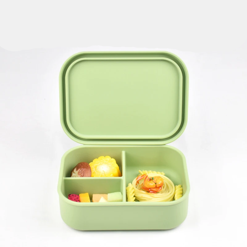 Caja Bento de Silicona  |  Compartimentos a Prueba de Fugas