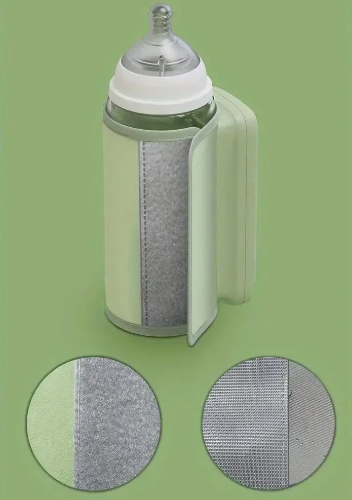 Calentador de Biberones Portátil Recargable (Dos versiones) | Control Electrónico de Temperatura (37°C a 55°C)