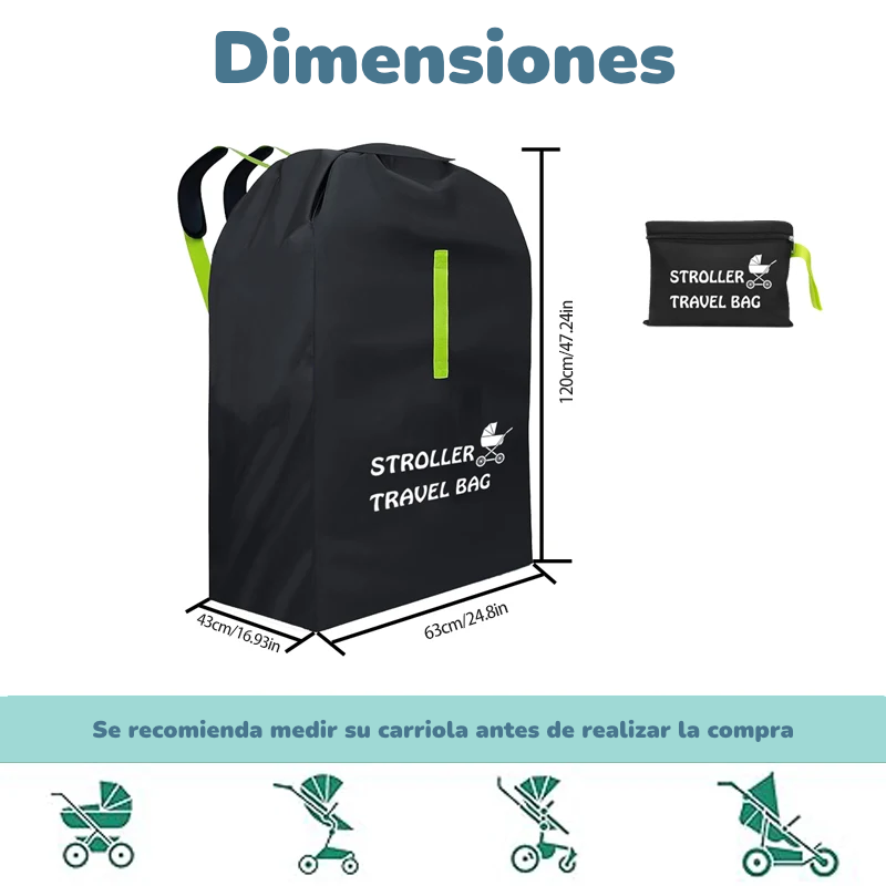 Bolsa de Viaje XL "Viajero Tranquilo" para Carriola