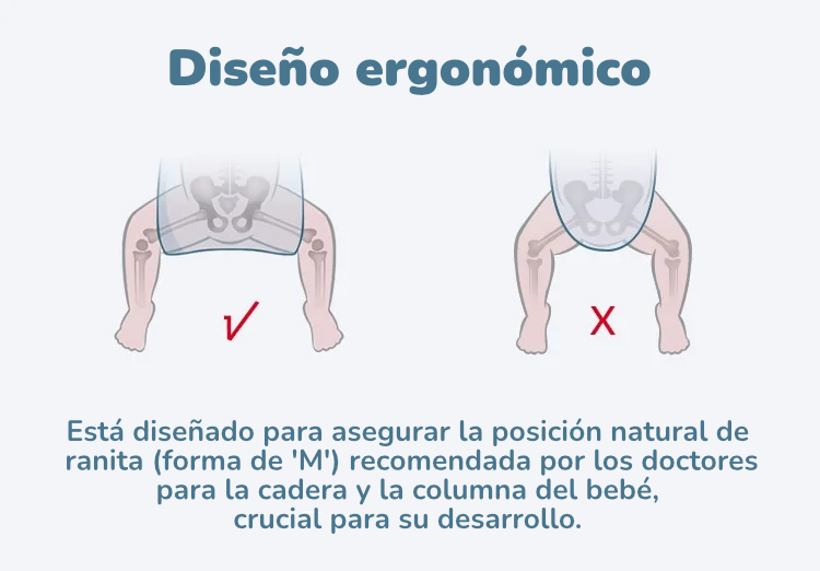 Fular Portabebés Ergonómico  | Doble Uso: Porteo y Cubierta de Lactancia (0 a 36M)