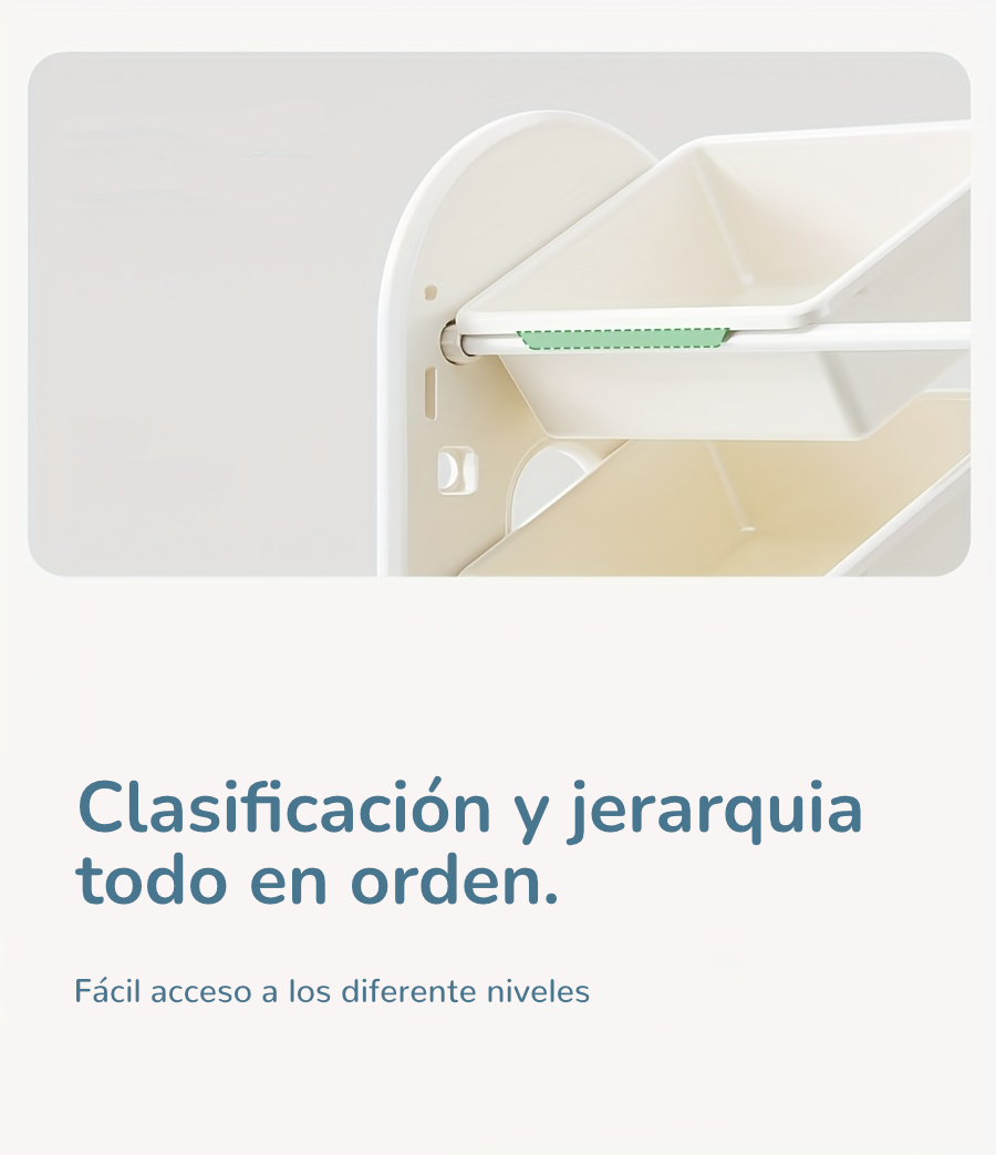 Estantería de Almacenamiento Extragrande de 4 Niveles con Diseño de Nubes