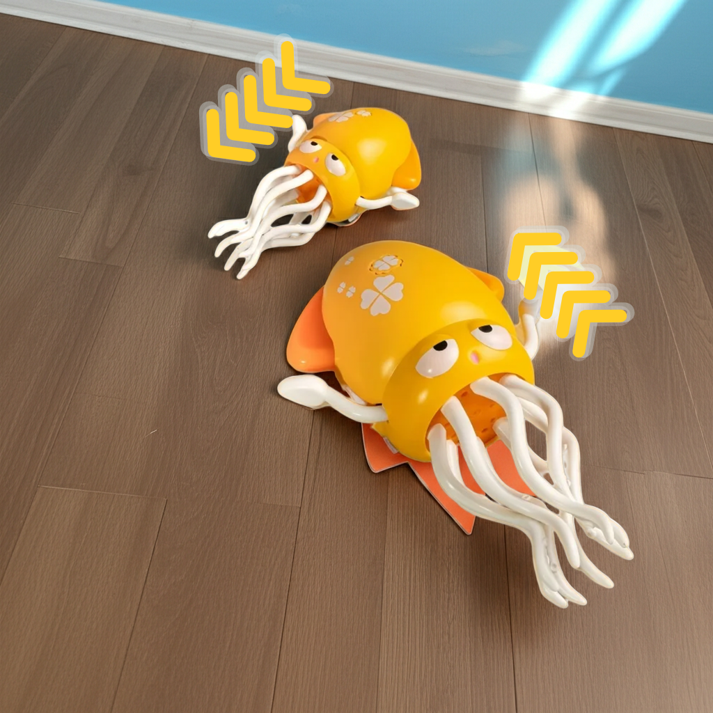 Calamar Bailarín Mágico | ¡Diversión Interactiva con luz y sonido!