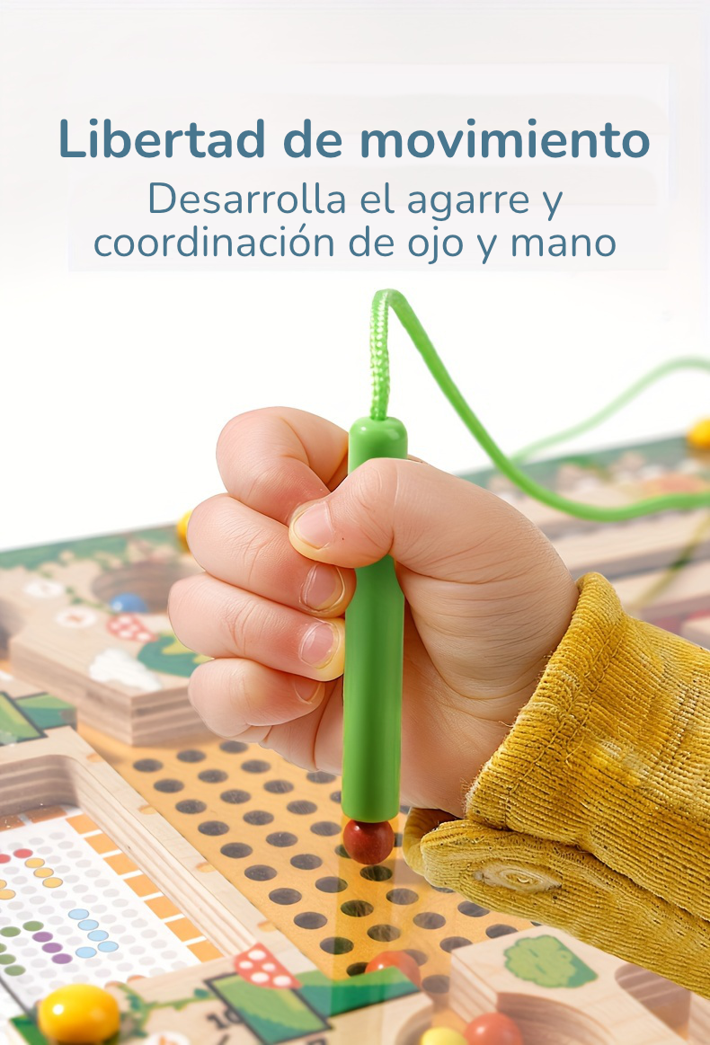 Laberinto magnético 4 en 1 color y conteo