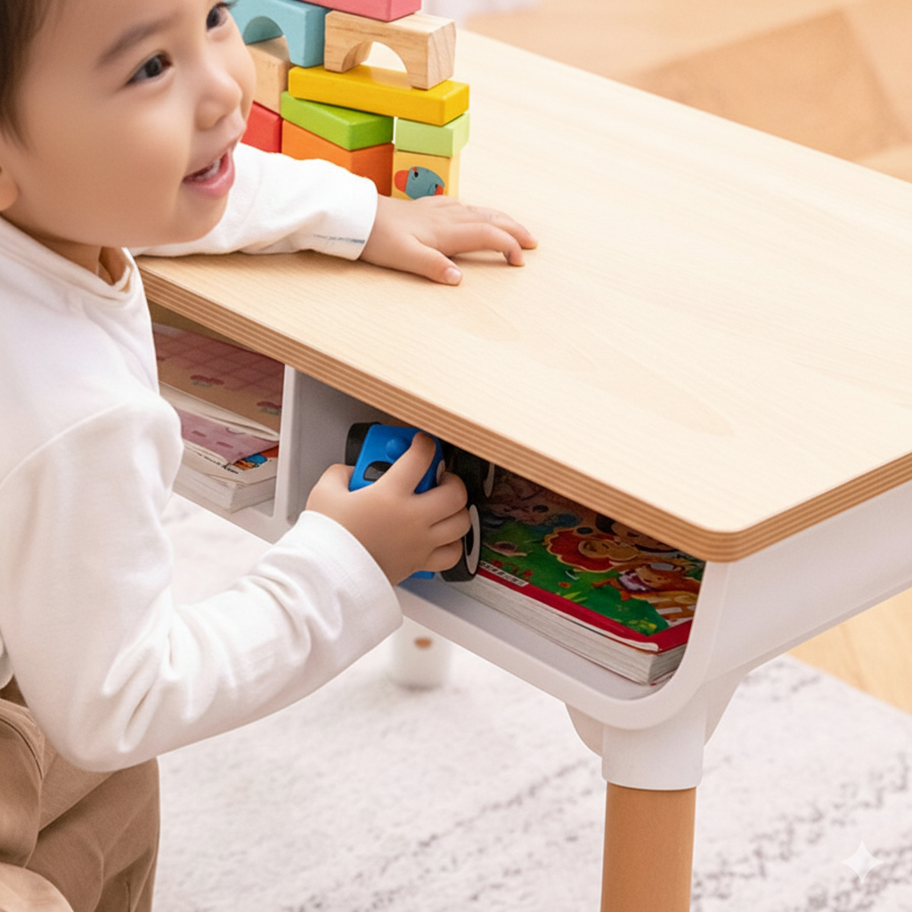 Escritorio de Estudio Ergonómico Ajustable para Niños (65 x 55 cm)