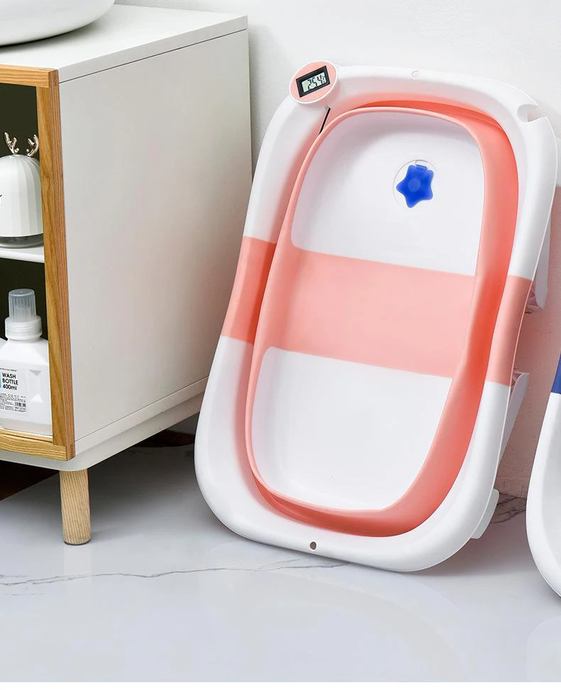 Bañera Plegable Termosensible Inteligente: Seguridad y Comodidad para el Baño del Bebé