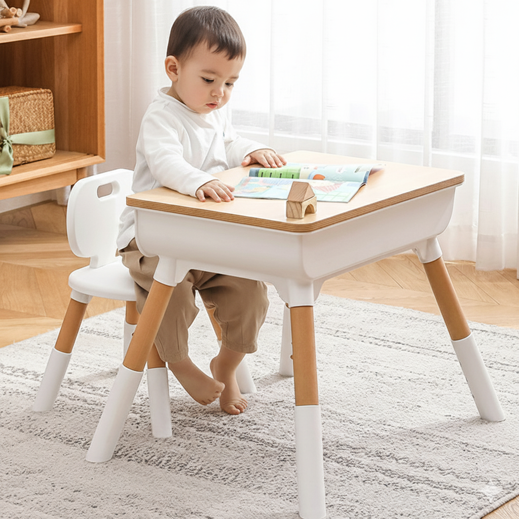 Escritorio de Estudio Ergonómico Ajustable para Niños (65 x 55 cm)