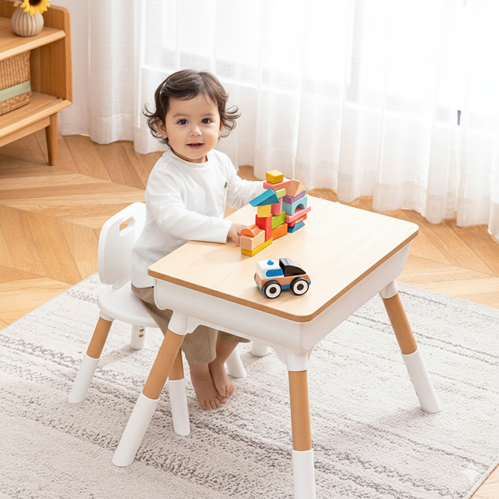 Escritorio de Estudio Ergonómico Ajustable para Niños (65 x 55 cm)