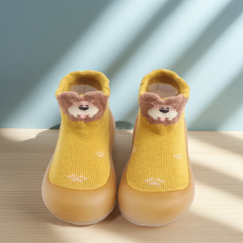 Zapato Calcetín Infantil con Suela de Goma – Confort y Seguridad para Pequeños Exploradores