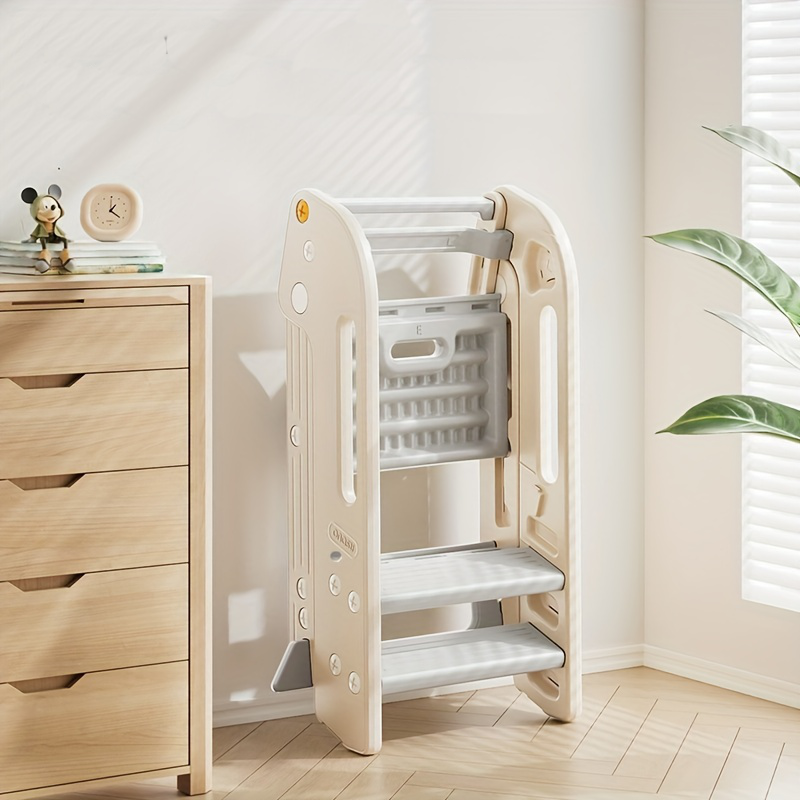 Torre de Aprendizaje Plegable y Ajustable: Fomenta la Independencia de tu Hijo