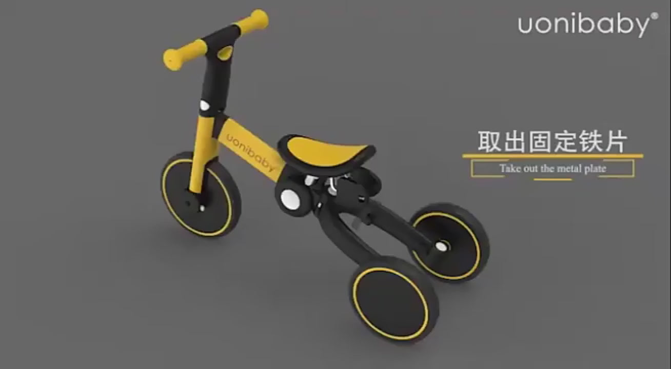 Triciclo Plegable 4-en-1