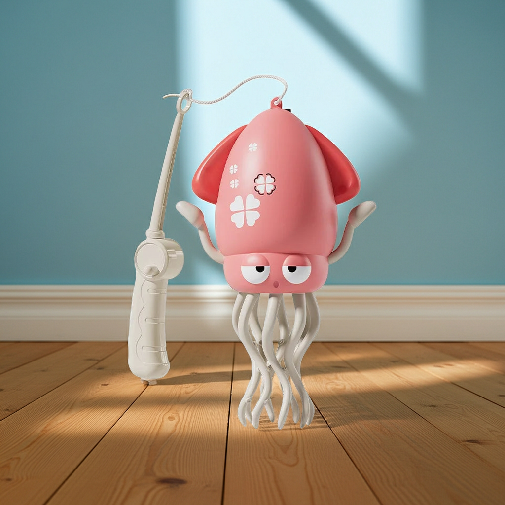 Calamar Bailarín Mágico | ¡Diversión Interactiva con luz y sonido!