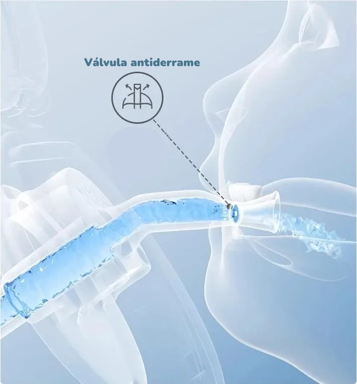 Botella de Agua con Popote y Válvula de 300 ml | Portátil, Antiderrames y con Asa para Entrenamiento