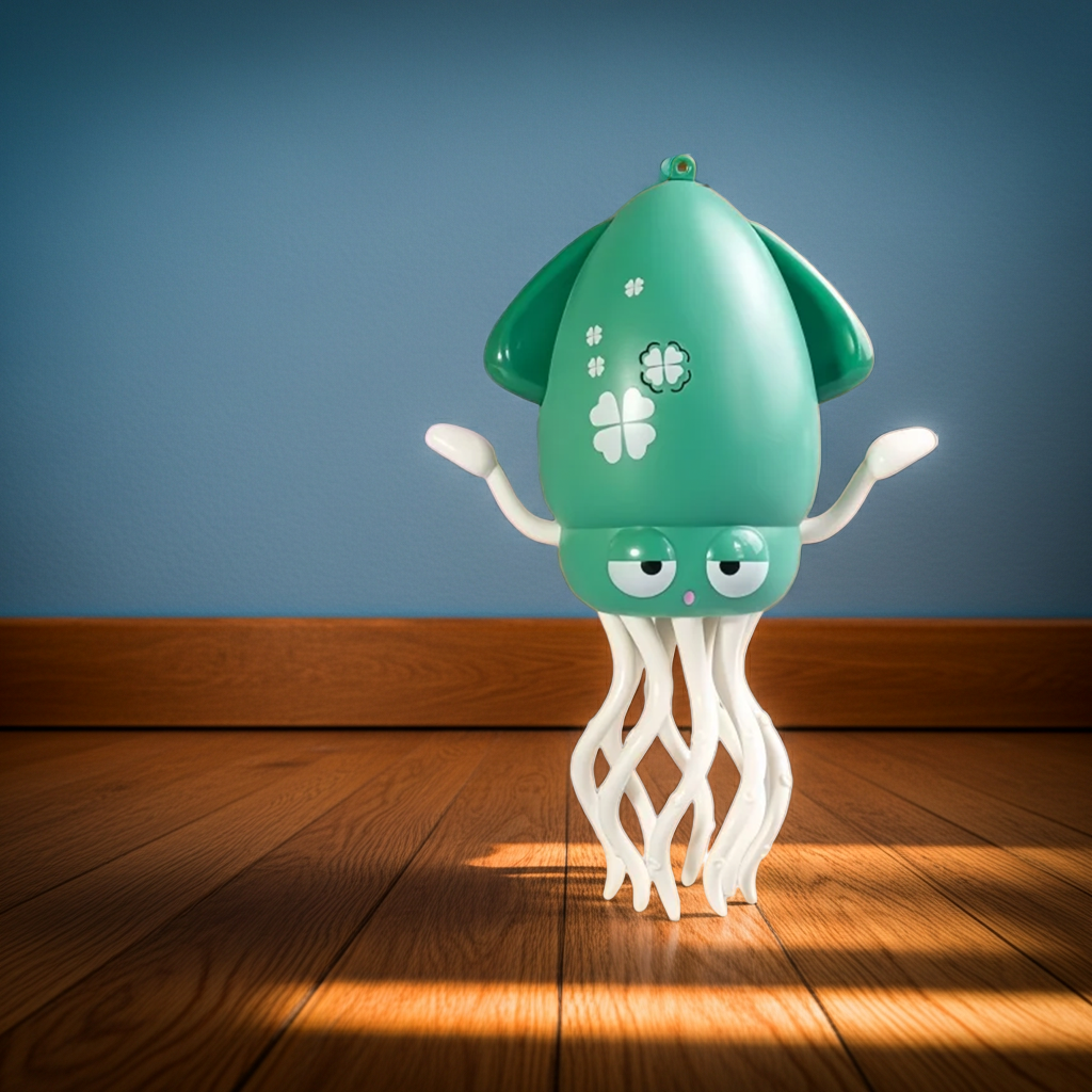 Calamar Bailarín Mágico | ¡Diversión Interactiva con luz y sonido!